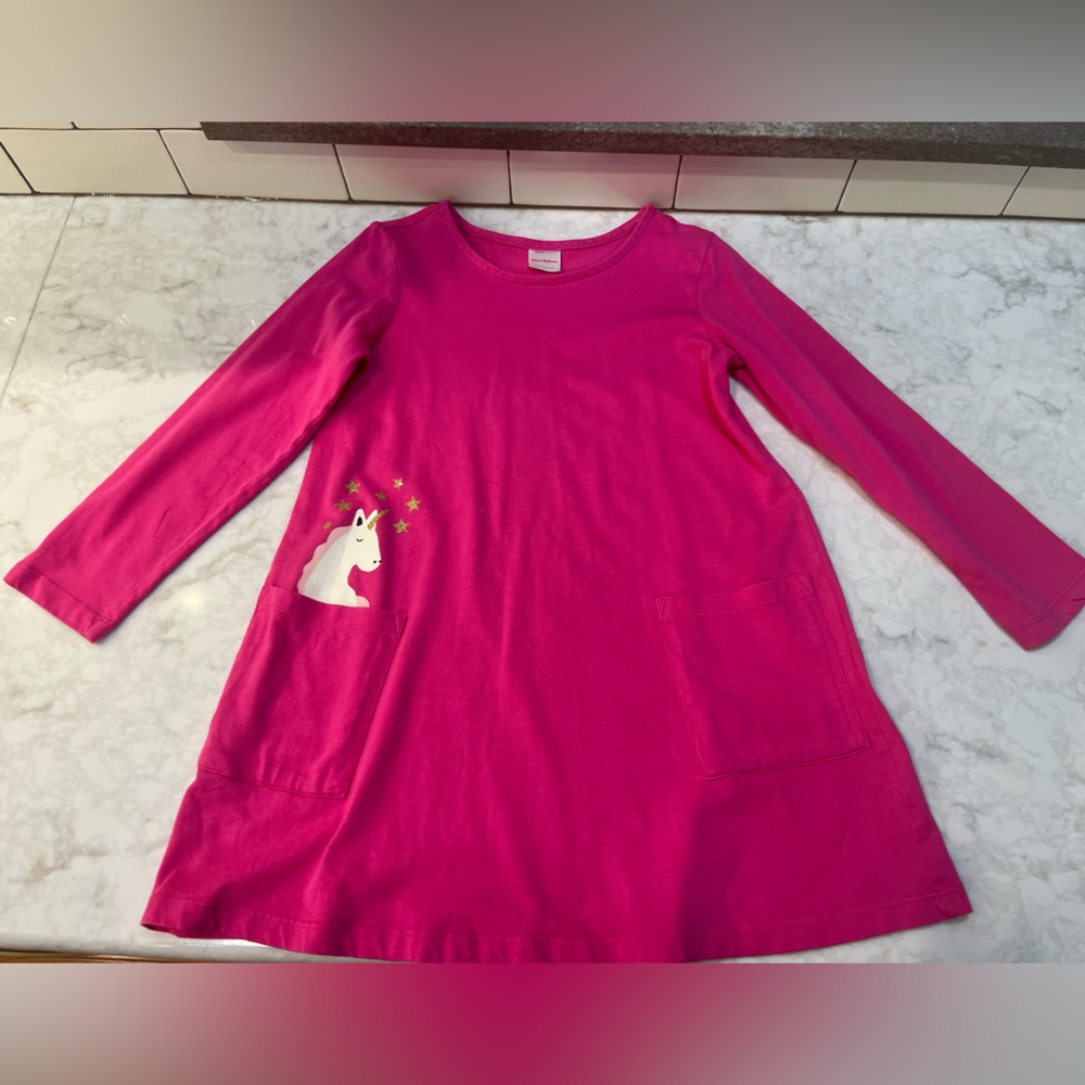 Hanna Andersson playdress uniform print size 120 (6-7)